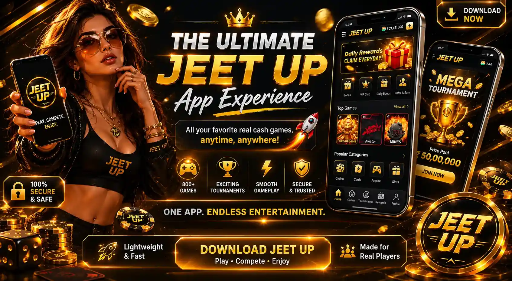Ultimate Jeet Up App Experience Enjoy endless entertainment and real cash games on Jeet Up app